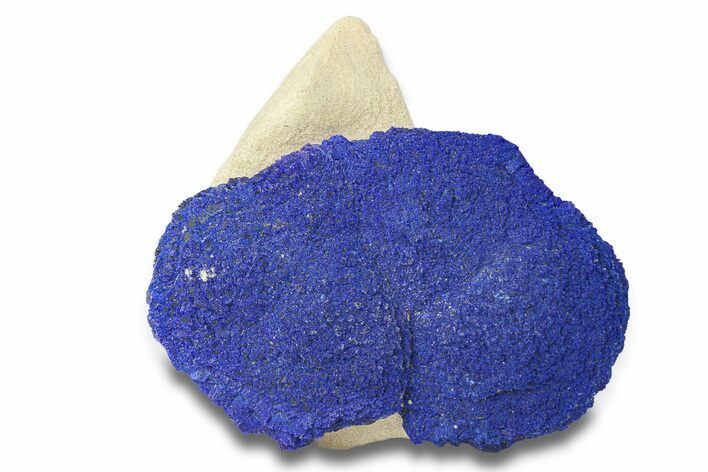 Vibrant Blue Azurite Sun on Siltstone - Australia #287973